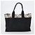 Bulgari Borsa Tote BVLGARI Burberry Nova Check in nylon e tela 2 pezzi nero beige Auth 152213 - vista 3