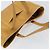 LOEWE Borsa Tote Anagram Pelle Beige Oro Auth 149645 D'oro - vista 6
