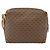 Gucci Borsa a Spalla Micro GG Supreme PVC Beige Oro 007 104 4916 Auth BA7113 D'oro - vista 2