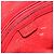 Borsa a mano CÉLINE Circle in pelle 2 in 1 rossa Auth 145769 Rosso - vista 21