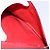 Borsa a mano CÉLINE Circle in pelle 2 in 1 rossa Auth 145769 Rosso - vista 24