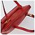 Borsa a mano CÉLINE Circle in pelle 2 in 1 rossa Auth 145769 Rosso - vista 6