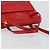 Borsa a mano CÉLINE Circle in pelle 2 in 1 rossa Auth 145769 Rosso - vista 7