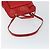 Borsa a mano CÉLINE Circle in pelle 2 in 1 rossa Auth 145769 Rosso - vista 8