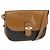 Borsa a spalla in tela a nido d'ape Christian Dior PVC nero marrone oro Auth 146582 D'oro