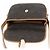 Borsa a spalla in tela a nido d'ape Christian Dior PVC nero marrone oro Auth 146582 D'oro - vista 11