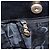 Borsa a Spalla Vala in Pelle Nera e Oro Salvatore Ferragamo Auth BA7064 Nero D'oro - vista 17