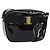 Borsa a Spalla Vala Smalto Nero Oro Auth BA7055 di Salvatore Ferragamo D'oro