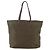 Borsa Tote PRADA in nylon khaki oro Auth ep11268 D'oro Cachi - vista 13