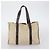 Bulgari Borsa a mano BVLGARI Logo Mania in tela 2 pezzi Beige Marrone Auth bs29563 - vista 11