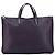 LOEWE Tote Bag aus Leder lila Silber authentisch ep11409 - Ansicht 13