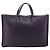 LOEWE Tote Bag aus Leder lila Silber authentisch ep11409 - Ansicht 2