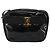 Borsa a Spalla Salvatore Ferragamo Vala Smalto Nero Oro Auth 143264 D'oro - vista 13
