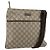 Bolsa de Ombro GG Supreme PVC Bege Prata da GUCCI 141626 Auth BA6168