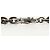 Colar de corrente de papel Chrome Hearts Ag925 18 polegadas Prata Auth 142426M - vista 11