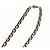 Colar de corrente de papel Chrome Hearts Ag925 18 polegadas Prata Auth 142426M - vista 5
