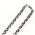 Colar de corrente de papel Chrome Hearts Ag925 18 polegadas Prata Auth 142426M - vista 9