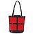 SAINT LAURENT Tote Bag aus emailliertem Nylon Rot Silber Auth BA7096 - Ansicht 2