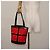SAINT LAURENT Tote Bag aus emailliertem Nylon Rot Silber Auth BA7096 - Ansicht 20