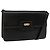 Bolso de Hombro de Cuero Negro y Dorado GUCCI 004 33 0241 Auth BA7133