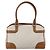 Borsa a mano Gancini in pelle avorio e oro Auth 147963 di Salvatore Ferragamo D'oro Crudo - vista 3
