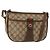 Borsa Sherry Line GG Supreme Web di GUCCI in PVC beige e oro 89 02 032 Auth 146615 D'oro
