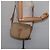Céline Bolsa de Ombro em Lona Macadam CELINE PVC Bege Ouro Auth 146716 Dourado - vista 22