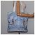 PRADA Tote Bag aus Nylon hellblau silber authentisch 147999 - Ansicht 22