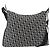 Borsa a Spalla in Tela Trotter Christian Dior Nera Argento Auth bs30270 Nero