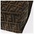 FENDI Borsa Tote Mamma Baguette in Tela Zucca Nera Argento Marrone Auth 145493 Nero - vista 14
