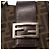 FENDI Borsa Tote Mamma Baguette in Tela Zucca Nera Argento Marrone Auth 145493 Nero - vista 18