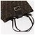 FENDI Borsa Tote Mamma Baguette in Tela Zucca Nera Argento Marrone Auth 145493 Nero - vista 6