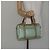 Sac à main en toile Zucchino FENDI or vert clair Auth 144431 Doré - vue 22