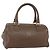 Borsa a mano FENDI in pelle marrone dorato Auth kk558 D'oro