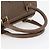Borsa a mano FENDI in pelle marrone dorato Auth kk558 D'oro - vista 7