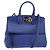 Borsa a mano in pelle Gancini Studio Salvatore Ferragamo 2 in 1 Blu Oro Auth 144870 D'oro