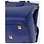 Borsa a mano in pelle Gancini Studio Salvatore Ferragamo 2 in 1 Blu Oro Auth 144870 D'oro - vista 10