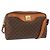 Céline Borsa a Spalla in Tela Macadam CELINE PVC Marrone Oro Auth 148213 D'oro