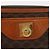 Céline Borsa a Spalla in Tela Macadam CELINE PVC Marrone Oro Auth 148213 D'oro - vista 19