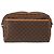 Céline Borsa a Spalla in Tela Macadam CELINE PVC Marrone Oro Auth 148213 D'oro - vista 2