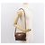 Céline Borsa a Spalla in Tela Macadam CELINE PVC Marrone Oro Auth 148213 D'oro - vista 24