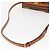 Céline Borsa a Spalla in Tela Macadam CELINE PVC Marrone Oro Auth 148213 D'oro - vista 7