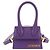 Mini borsa a mano in pelle 2 in 1 Jacquemus viola oro Auth 128506M D'oro Porpora - vista 13