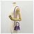 Mini borsa a mano in pelle 2 in 1 Jacquemus viola oro Auth 128506M D'oro Porpora - vista 24