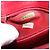 CHANEL Borsa a Spalla Matelassé in Pelle di Agnello Rossa Oro CC Auth 147088 Rosso D'oro - vista 11