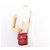 CHANEL Borsa a Spalla Matelassé in Pelle di Agnello Rossa Oro CC Auth 147088 Rosso D'oro - vista 24