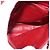 CHANEL Borsa a Spalla Matelassé in Pelle di Agnello Rossa Oro CC Auth 147088 Rosso D'oro - vista 9