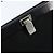 PRADA Borsa a mano in nylon nero argento Auth 150413 - vista 18