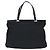 PRADA Borsa a mano in nylon nero argento Auth 150413 - vista 2