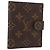 LOUIS VUITTON Monogramm Agenda Mini Deckel R20007 LV Auth 147101